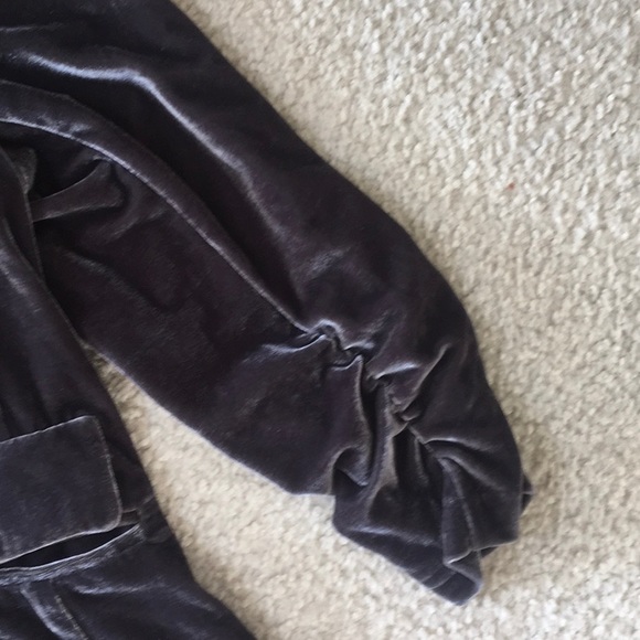 COVINGTON/CHARCOAL GRAY-VELVET JACKET - Picture 5 of 7